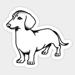 Sausage Puppy Sticker